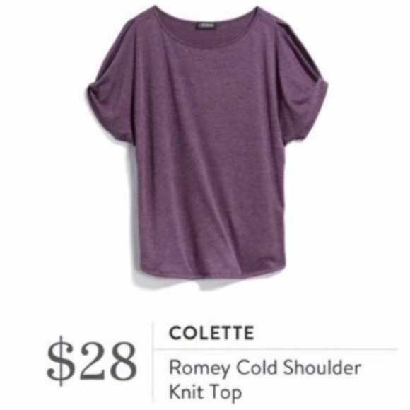 STITCH FIX COLETTE Romey Cold Shoulder Knit Top - Picture 1 of 3